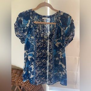 Joie semi-sheer blouse.  Like new.